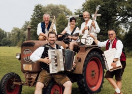 Sabbradi Partyband, Hochzeitsmusik Oberbayern, München, Ammersee für Event, Party und Hochzeit Luggi treibn oa!
