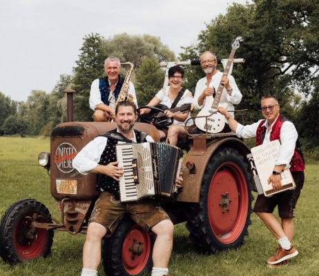 Sabbradi Partyband, Hochzeitsmusik Oberbayern, München, Ammersee für Event, Party und Hochzeit Luggi treibn oa!