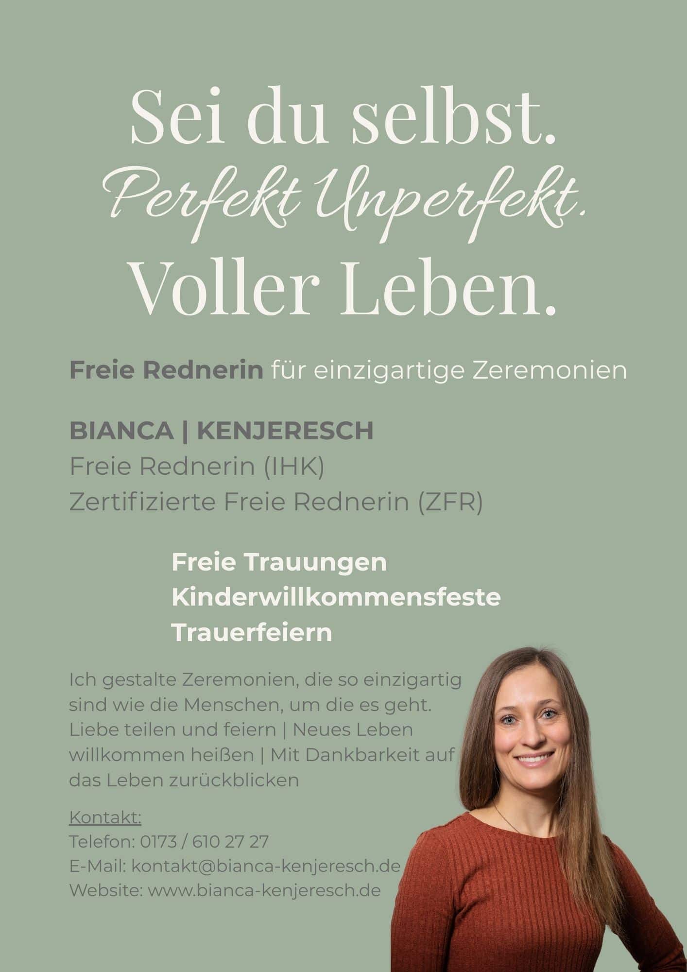 Freie Rednerin Bianco Kenjeresch Freie Rednerin Bianco Kenjeresch